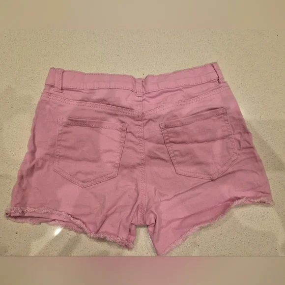 OshKosh B'gosh Light Pink Girls Shorts Sz 8 Adjustable Internal Waistband - Picture 2 of 4